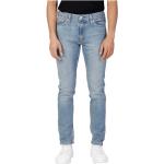 Blaue LEVI'S Slim Fit Jeans aus Denim für Herren Weite 40, Länge 32 für den für den Herbst 