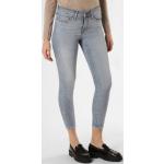 Blaue Unifarbene Super Skinny LEVI'S Skinny Jeans aus Denim für Damen Größe XXL Weite 29, Länge 28 