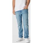 Blaue LEVI'S 5-Pocket Jeans mit Reißverschluss aus Baumwolle für Herren Größe XXL Weite 34, Länge 30 