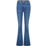 Blaue Unifarbene LEVI'S Bootcut Jeans aus Baumwollmischung für Damen 