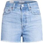Indigofarbene Nachhaltige LEVI'S Jeans-Shorts aus Denim für Damen Größe XS - versandkostenfrei 