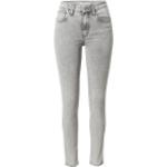 Graue LEVI'S Skinny Jeans mit Reißverschluss aus Denim für Damen Größe XXL 