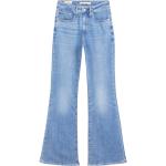 Blaue LEVI'S Bootcut Jeans aus Denim für Damen Größe XS 