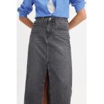 Graue LEVI'S High Waist Röcke & Taillenröcke aus Denim für Damen Größe 6 XL 