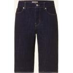 Dunkelblaue LEVI'S Classic Jeans-Shorts aus Denim für Damen Größe S für den für den Sommer 