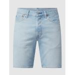 Hellblaue LEVI'S 501 Jeans-Shorts aus Baumwolle für Herren Größe XXL 
