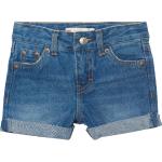 Blaue LEVI'S Jeans Shorts für Kinder aus Denim für Mädchen Größe 116 für den für den Sommer 