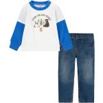 Reduzierte Blaue LEVI'S Rundhals-Ausschnitt Kindersweatshirts mit Reißverschluss Größe 80 