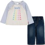Reduzierte Weiße LEVI'S Printed Shirts für Kinder & Druck-Shirts für Kinder mit Rüschen mit Knopf aus Baumwolle Größe 68 