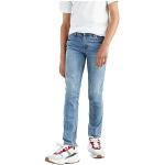 Reduzierte Blaue LEVI'S 510 Skinny Fit Skinny Jeans für Kinder mit Reißverschluss aus Denim für Jungen 