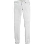 Reduzierte Weiße LEVI'S Skinny Jeans für Kinder mit Reißverschluss aus Denim für Mädchen 