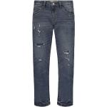 Reduzierte Dunkelblaue LEVI'S 510 Slim Jeans für Kinder mit Reißverschluss aus Denim für Jungen Größe 116 