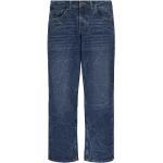 Reduzierte Dunkelblaue LEVI'S 5-Pocket Jeans für Kinder mit Reißverschluss aus Denim für Jungen Größe 140 
