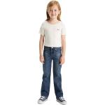 Reduzierte Dunkelblaue LEVI'S 5-Pocket Jeans für Kinder mit Reißverschluss aus Denim für Mädchen Größe 158 
