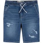 Reduzierte Blaue LEVI'S Jeans Shorts für Kinder aus Denim für Jungen Größe 116 