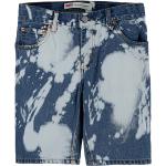 Reduzierte Blaue LEVI'S Jeans Shorts für Kinder mit Reißverschluss aus Baumwolle für Jungen Größe 164 