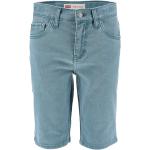 Reduzierte Blaue LEVI'S Jeans Shorts für Kinder mit Reißverschluss aus Baumwolle für Jungen Größe 176 