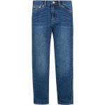 Reduzierte Blaue LEVI'S 5-Pocket Jeans für Kinder mit Reißverschluss aus Denim für Mädchen Größe 116 