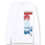 Reduzierte Weiße Langärmelige LEVI'S Printed Shirts für Kinder & Druck-Shirts für Kinder für Jungen 