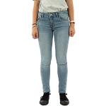 Reduzierte LEVI'S Skinny Jeans für Kinder mit Reißverschluss aus Denim für Mädchen Größe 188 