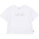 Reduzierte Weiße Kurzärmelige LEVI'S Kinder T-Shirts aus Jersey für Mädchen 
