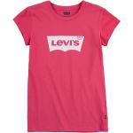 Reduzierte Pinke LEVI'S Rundhals-Ausschnitt Printed Shirts für Kinder & Druck-Shirts für Kinder aus Baumwolle für Mädchen Größe 140 