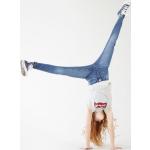 Reduzierte Bunte LEVI'S Skinny Jeans für Kinder aus Denim für Mädchen 