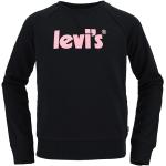 Reduzierte Schwarze LEVI'S Rundhals-Ausschnitt Kindersweatshirts für Mädchen Größe 152 