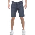 Blaue LEVI'S 501 Jeans-Shorts aus Denim für Herren für den für den Sommer 