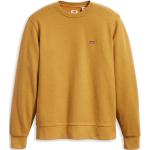 Gelbe LEVI'S Herrensweatshirts aus Baumwolle Größe M 