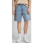 Blaue LEVI'S Jeans-Shorts mit Reißverschluss aus Baumwolle für Herren Größe XXL für den für den Sommer 