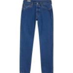 Blaue LEVI'S 501 Straight Straight Leg Jeans aus Denim für Herren Größe L 