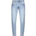 Blaue Bestickte LEVI'S Jeans mit Stickerei aus Baumwolle für Herren Größe L 