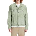 Grüne LEVI'S The Trucker Mini Kurzjacken & Cropped-Jackets für Herren Größe M für den für den Sommer 