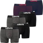 Levis MEN VINTAGE STRIPE YD BOXER 6er Pack Jet Black (884) & Red / Black (786) XL 6 Stück