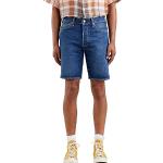 Reduzierte Blaue LEVI'S 501 Jeans-Shorts aus Denim für Herren für den für den Sommer 