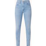 Indigofarbene LEVI'S Skinny Jeans aus Denim für Damen Weite 28, Länge 28 