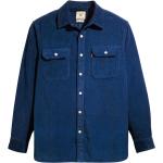 Blaue LEVI'S Kentkragen Hemden mit Kent-Kragen aus Baumwolle für Herren Größe L 