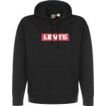 Schwarze Casual LEVI'S Die Peanuts Herrensweatshirts mit Kapuze Größe S 