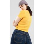 Reduzierte Gelbe Streetwear LEVI'S T-Shirts für Damen Größe XS 
