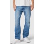 Hellblaue LEVI'S 501 5-Pocket Jeans aus Baumwolle für Herren Weite 32, Länge 34 