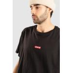 Reduzierte Schwarze Streetwear LEVI'S T-Shirts aus Baumwolle für Herren Größe L 