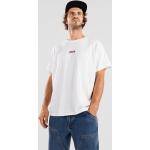 Reduzierte Weiße Gestreifte Streetwear LEVI'S T-Shirts aus Baumwolle für Herren Größe XL 