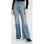 Reduzierte LEVI'S Jeans-Schlaghosen aus Denim für Damen Größe S 