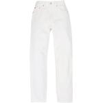 Weiße LEVI'S Slim Fit Jeans aus Baumwolle für Damen Größe XS Weite 28, Länge 32 
