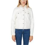 Reduzierte Beige LEVI'S Gefütterte Jeansjacken aus Baumwolle für Damen Größe XS für den für den Herbst 