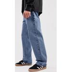 Blaue Skater LEVI'S Skate Baggy Jeans & Loose Fit Jeans mit Nieten mit Knopf aus Denim für Herren Weite 29, Länge 32 
