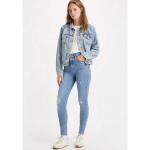 Indigofarbene Super Skinny LEVI'S Stretch-Jeans aus Baumwolle für Damen 