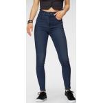 Reduzierte Blaue Super Skinny LEVI'S Stretch-Jeans aus Denim für Damen Einheitsgröße 