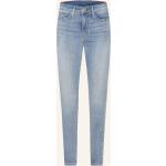 Indigofarbene LEVI'S Skinny Jeans aus Baumwolle für Damen Größe S 